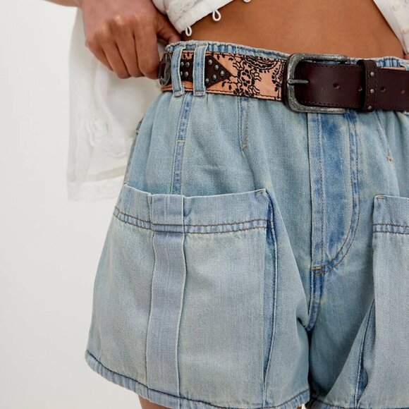 NWT Free People Bandana Belt in Sunstone - Picture 1 of 7